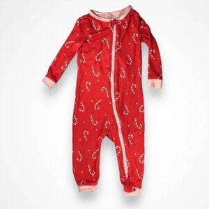 4/$20 Joe Fresh  Snug Fit Candy Cane Sleeper